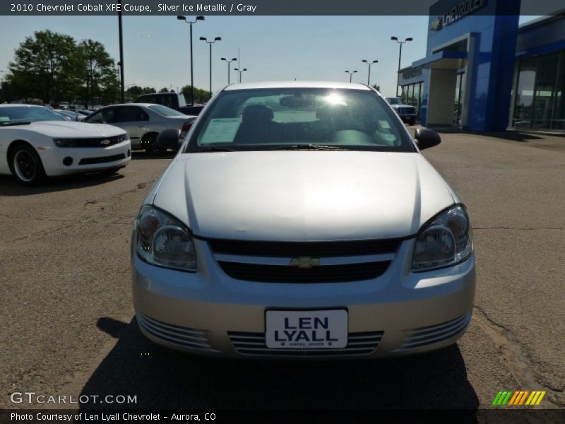 Silver Ice Metallic / Gray 2010 Chevrolet Cobalt XFE Coupe