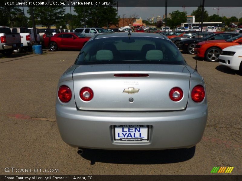Silver Ice Metallic / Gray 2010 Chevrolet Cobalt XFE Coupe