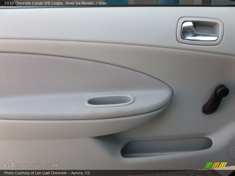 Silver Ice Metallic / Gray 2010 Chevrolet Cobalt XFE Coupe