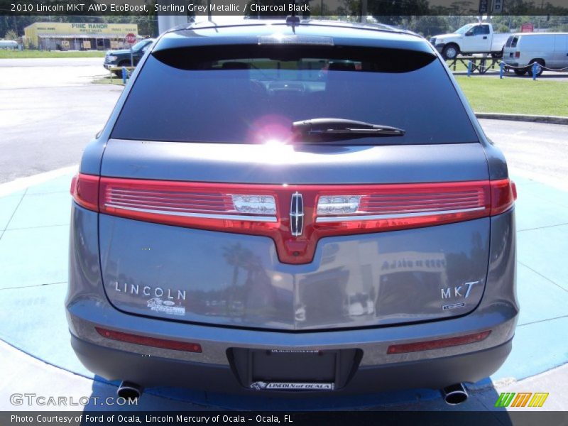 Sterling Grey Metallic / Charcoal Black 2010 Lincoln MKT AWD EcoBoost
