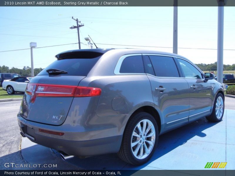 Sterling Grey Metallic / Charcoal Black 2010 Lincoln MKT AWD EcoBoost