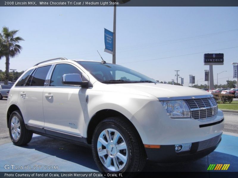 White Chocolate Tri Coat / Medium Light Stone 2008 Lincoln MKX