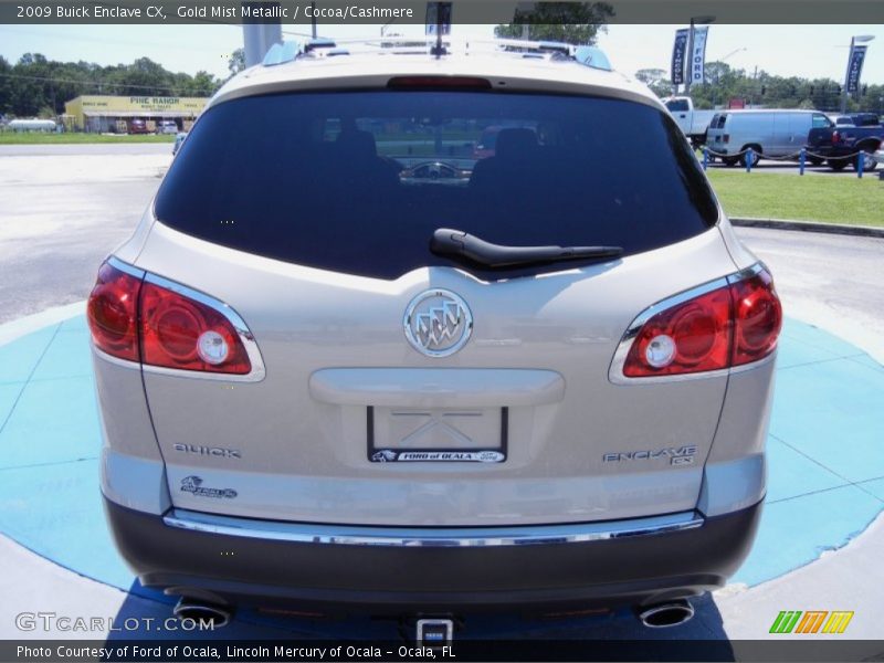 Gold Mist Metallic / Cocoa/Cashmere 2009 Buick Enclave CX