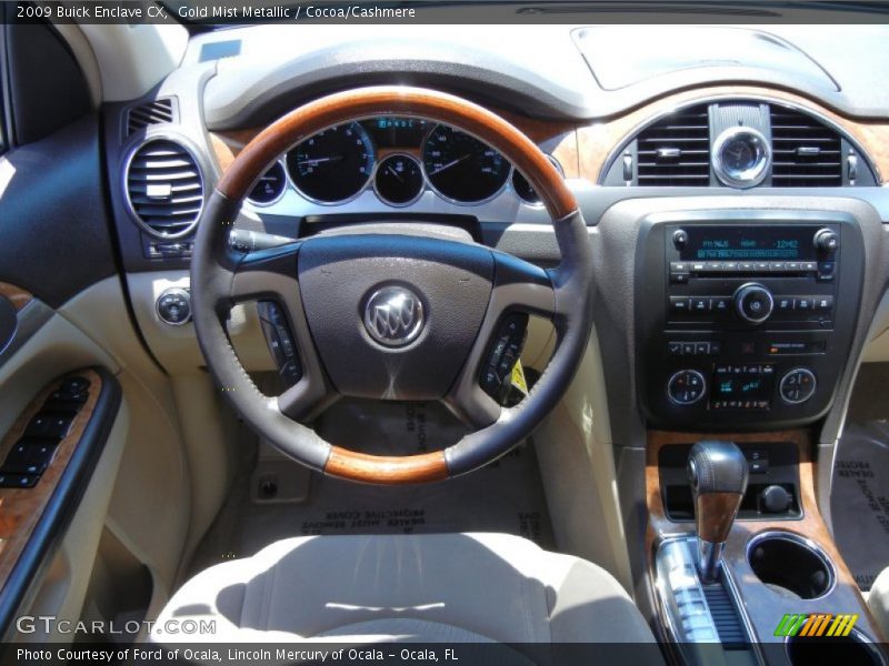 Gold Mist Metallic / Cocoa/Cashmere 2009 Buick Enclave CX