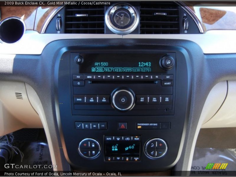Gold Mist Metallic / Cocoa/Cashmere 2009 Buick Enclave CX