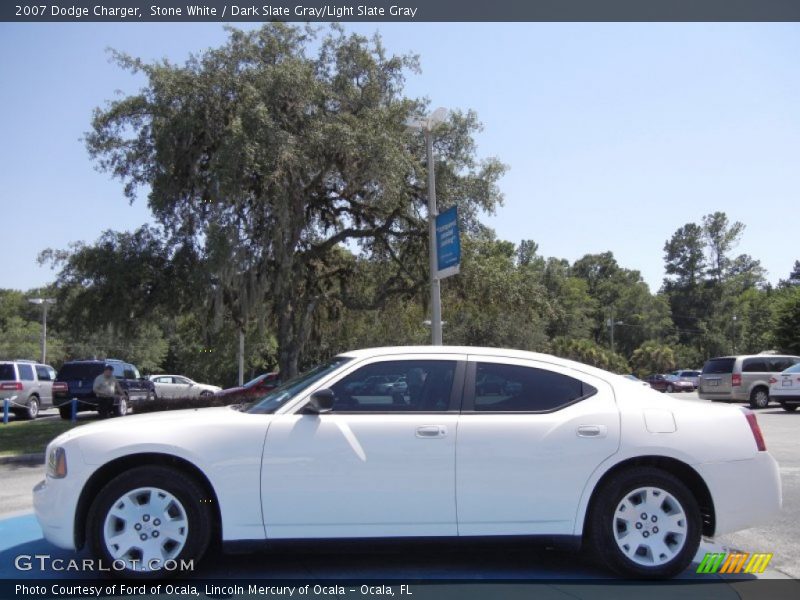 Stone White / Dark Slate Gray/Light Slate Gray 2007 Dodge Charger