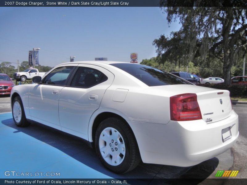 Stone White / Dark Slate Gray/Light Slate Gray 2007 Dodge Charger