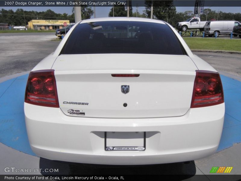 Stone White / Dark Slate Gray/Light Slate Gray 2007 Dodge Charger