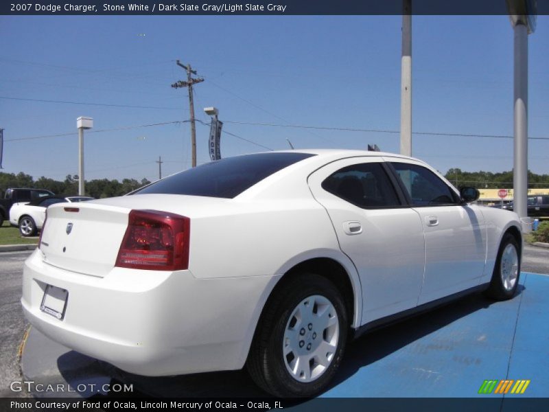 Stone White / Dark Slate Gray/Light Slate Gray 2007 Dodge Charger