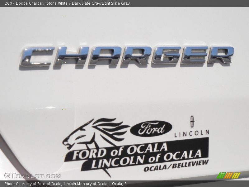 Stone White / Dark Slate Gray/Light Slate Gray 2007 Dodge Charger