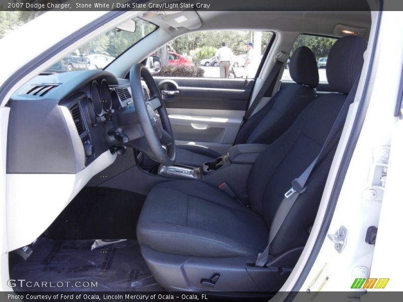 Stone White / Dark Slate Gray/Light Slate Gray 2007 Dodge Charger