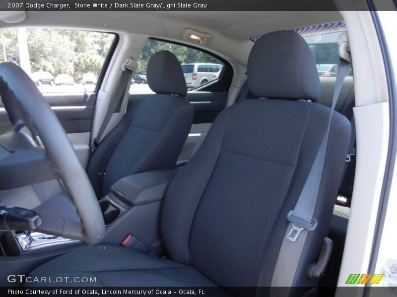 Stone White / Dark Slate Gray/Light Slate Gray 2007 Dodge Charger