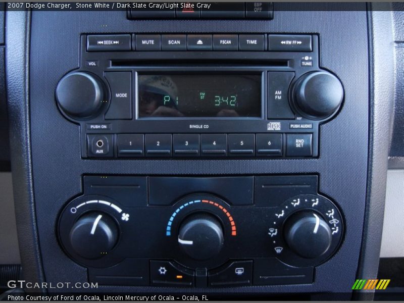 Stone White / Dark Slate Gray/Light Slate Gray 2007 Dodge Charger