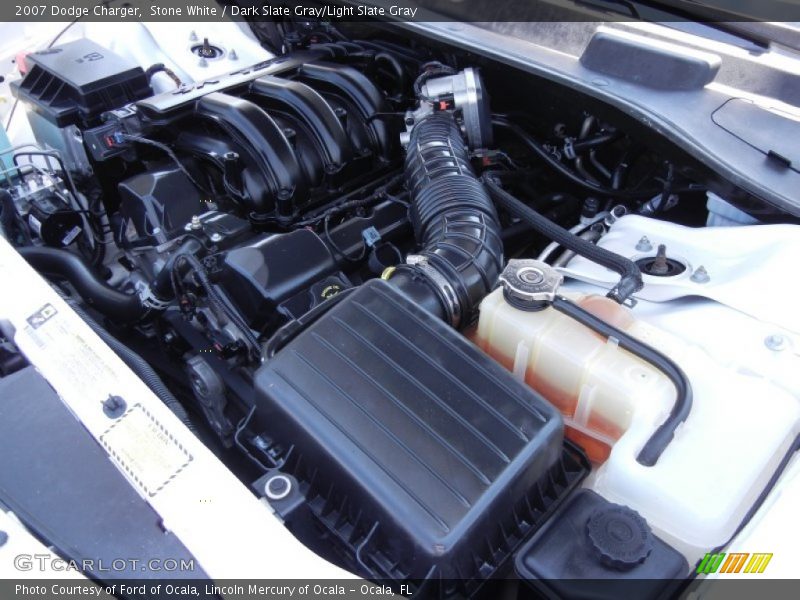 Stone White / Dark Slate Gray/Light Slate Gray 2007 Dodge Charger