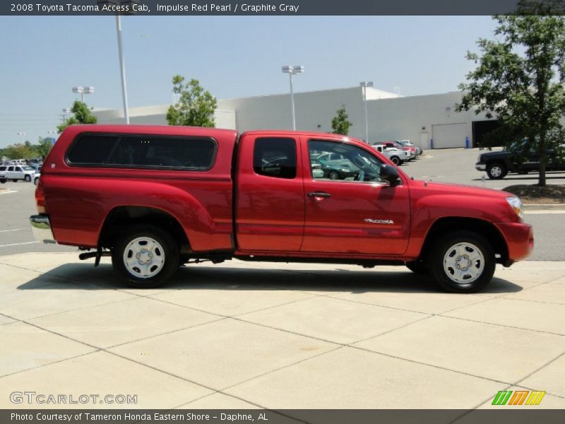 Impulse Red Pearl / Graphite Gray 2008 Toyota Tacoma Access Cab