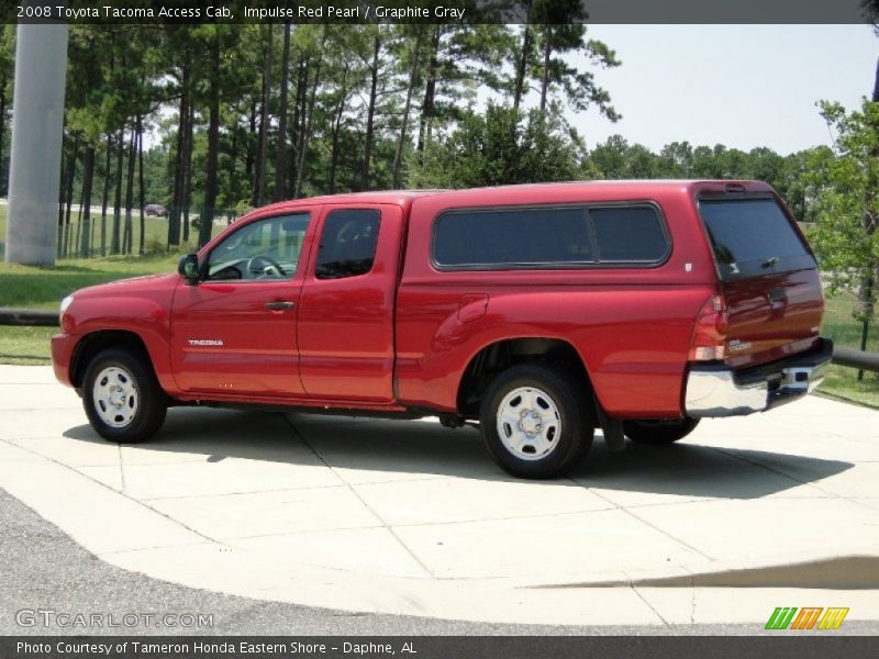 Impulse Red Pearl / Graphite Gray 2008 Toyota Tacoma Access Cab