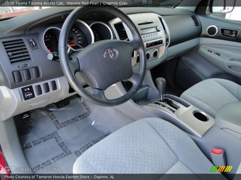 Impulse Red Pearl / Graphite Gray 2008 Toyota Tacoma Access Cab