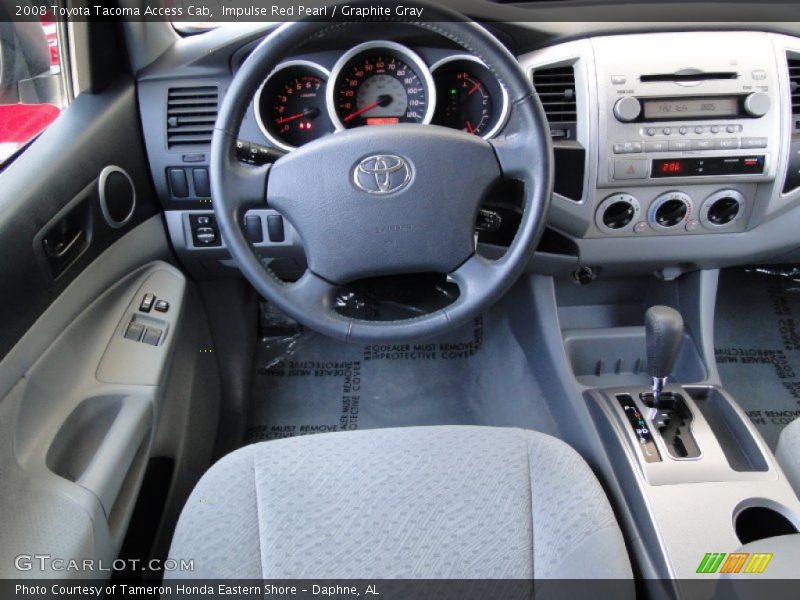 Impulse Red Pearl / Graphite Gray 2008 Toyota Tacoma Access Cab