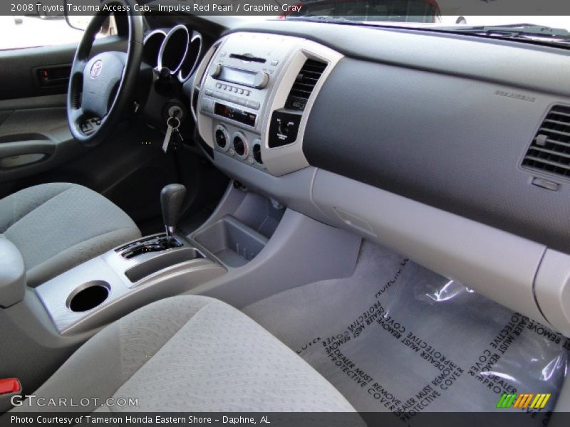 Impulse Red Pearl / Graphite Gray 2008 Toyota Tacoma Access Cab