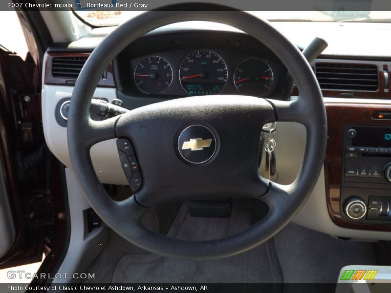Bordeaux Red / Gray 2007 Chevrolet Impala LT