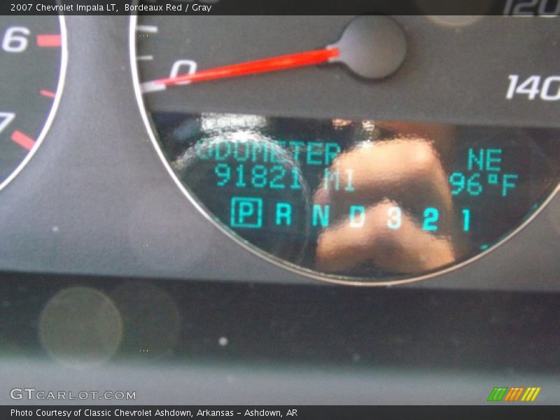 Bordeaux Red / Gray 2007 Chevrolet Impala LT