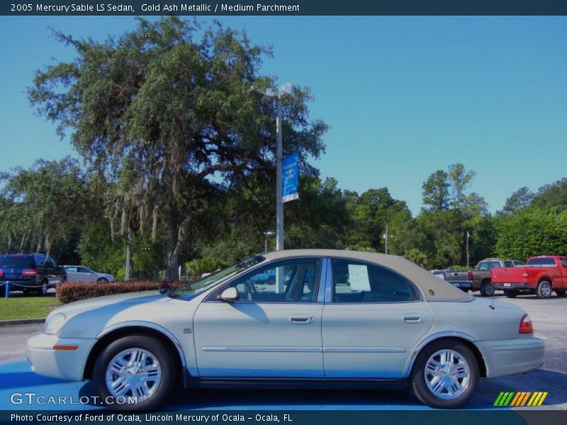 Gold Ash Metallic / Medium Parchment 2005 Mercury Sable LS Sedan