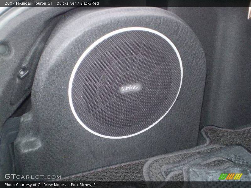 Quicksilver / Black/Red 2007 Hyundai Tiburon GT