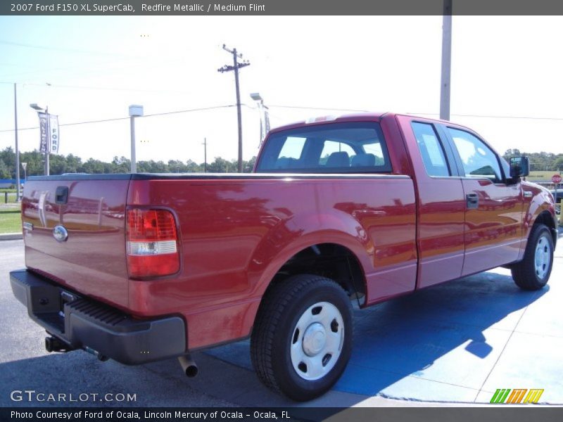 Redfire Metallic / Medium Flint 2007 Ford F150 XL SuperCab