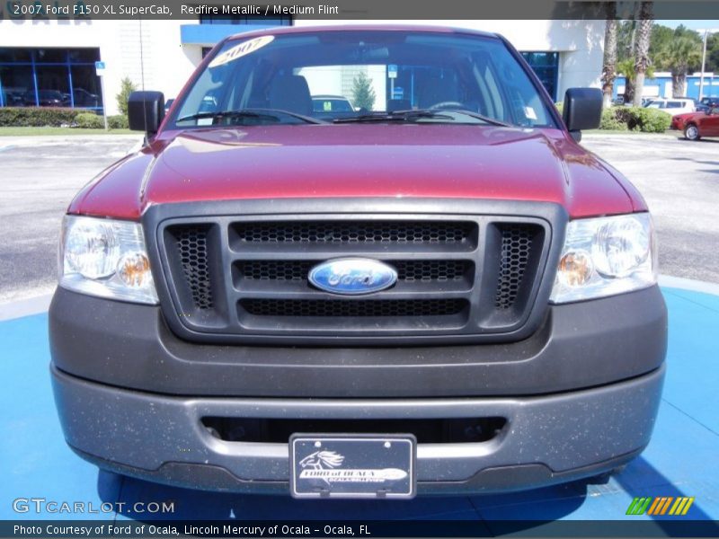 Redfire Metallic / Medium Flint 2007 Ford F150 XL SuperCab