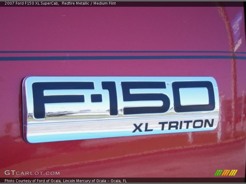 Redfire Metallic / Medium Flint 2007 Ford F150 XL SuperCab