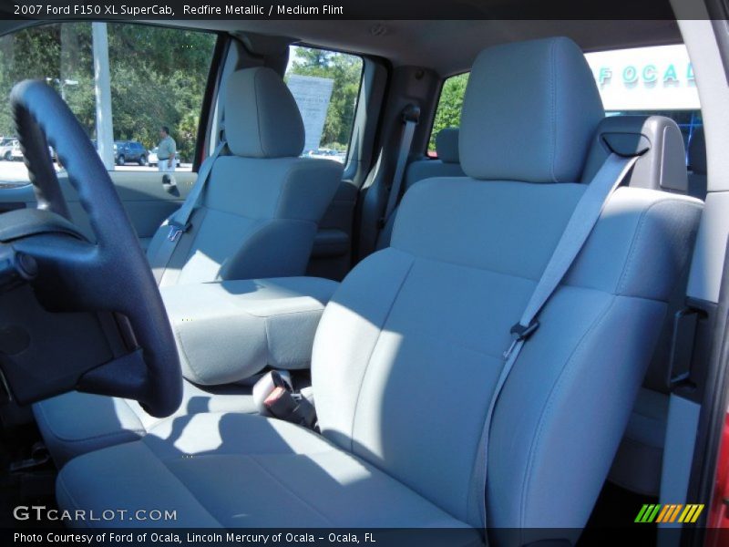 Redfire Metallic / Medium Flint 2007 Ford F150 XL SuperCab