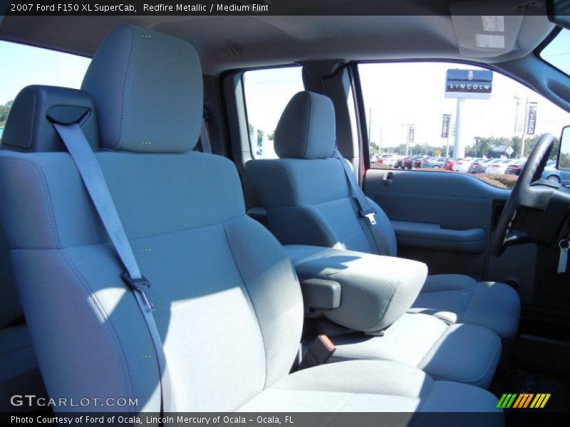 Redfire Metallic / Medium Flint 2007 Ford F150 XL SuperCab