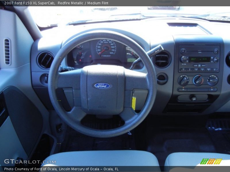 Redfire Metallic / Medium Flint 2007 Ford F150 XL SuperCab