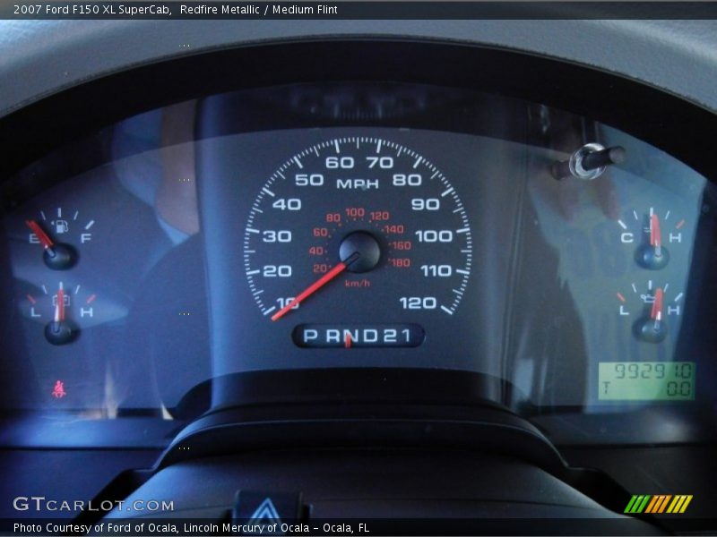Redfire Metallic / Medium Flint 2007 Ford F150 XL SuperCab