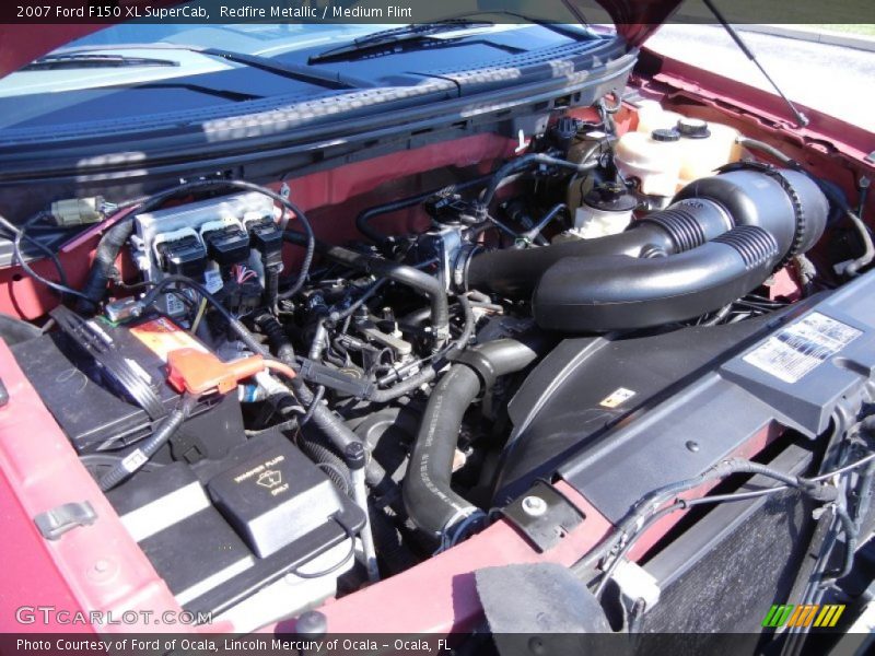 Redfire Metallic / Medium Flint 2007 Ford F150 XL SuperCab