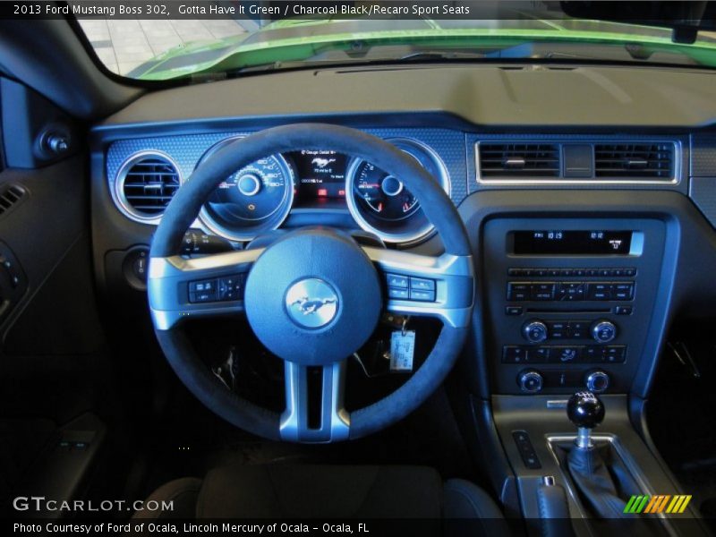 Dashboard of 2013 Mustang Boss 302