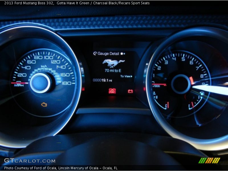  2013 Mustang Boss 302 Boss 302 Gauges