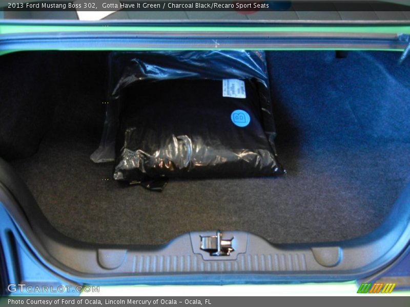  2013 Mustang Boss 302 Trunk
