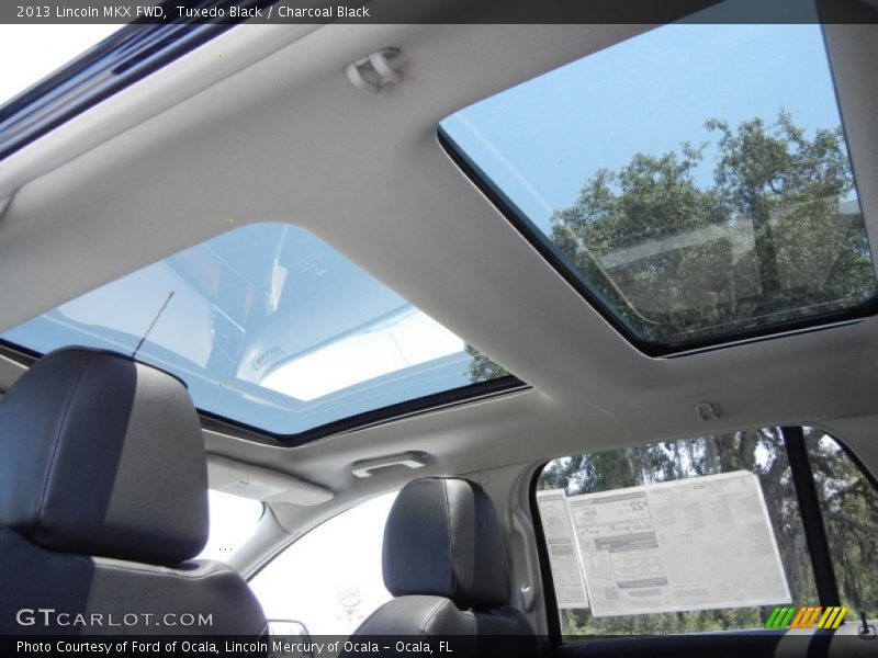 Sunroof of 2013 MKX FWD