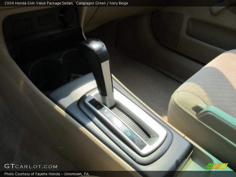 Galapagos Green / Ivory Beige 2004 Honda Civic Value Package Sedan
