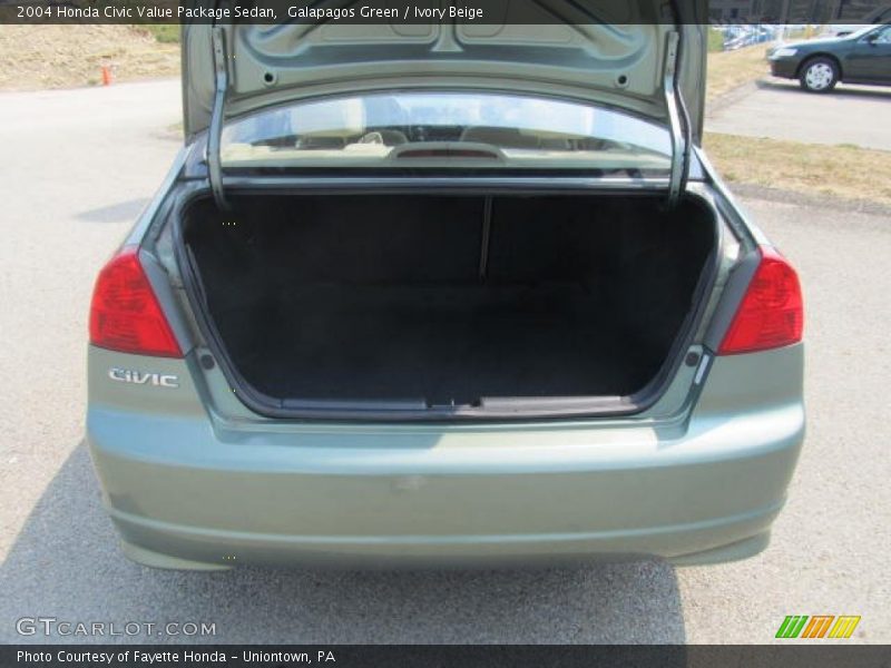 Galapagos Green / Ivory Beige 2004 Honda Civic Value Package Sedan