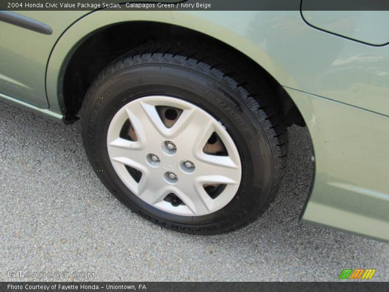 Galapagos Green / Ivory Beige 2004 Honda Civic Value Package Sedan