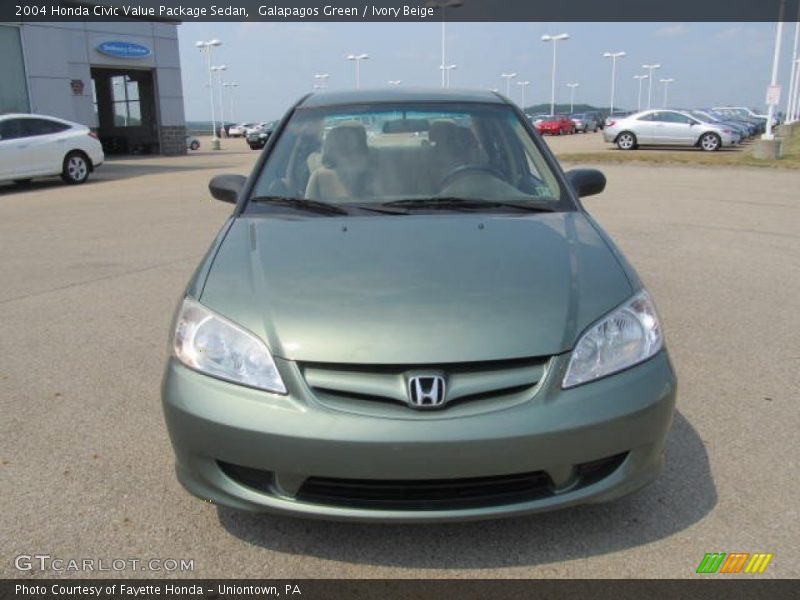 Galapagos Green / Ivory Beige 2004 Honda Civic Value Package Sedan