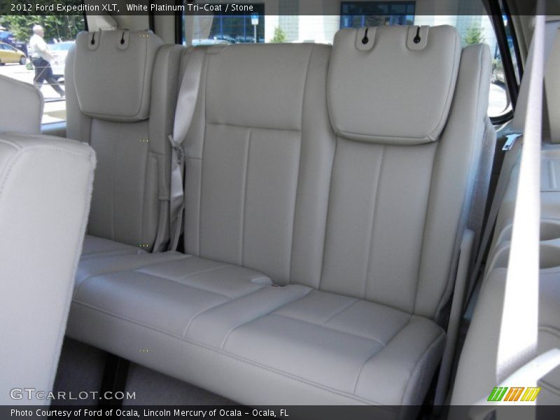 White Platinum Tri-Coat / Stone 2012 Ford Expedition XLT