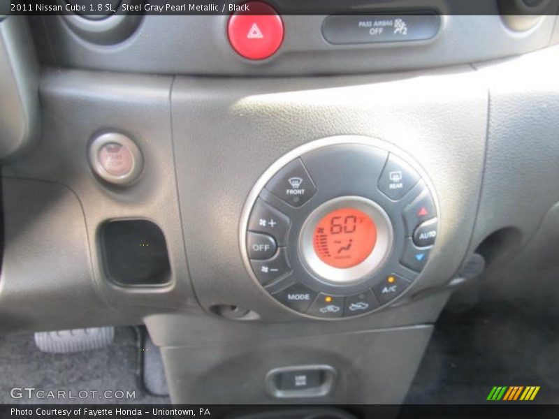 Steel Gray Pearl Metallic / Black 2011 Nissan Cube 1.8 SL