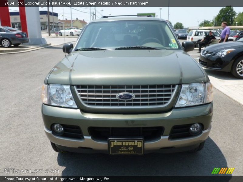 Estate Green Metallic / Medium Parchment 2004 Ford Explorer Eddie Bauer 4x4