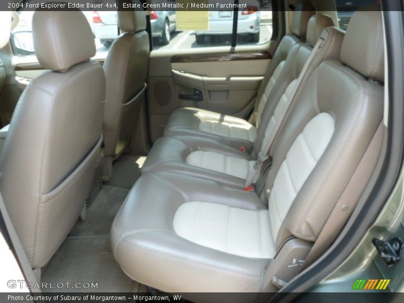Estate Green Metallic / Medium Parchment 2004 Ford Explorer Eddie Bauer 4x4