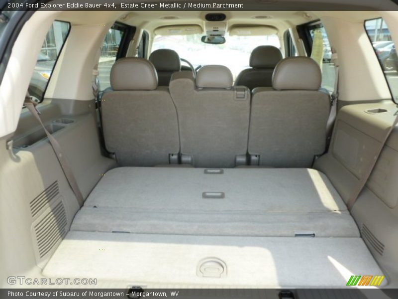 Estate Green Metallic / Medium Parchment 2004 Ford Explorer Eddie Bauer 4x4