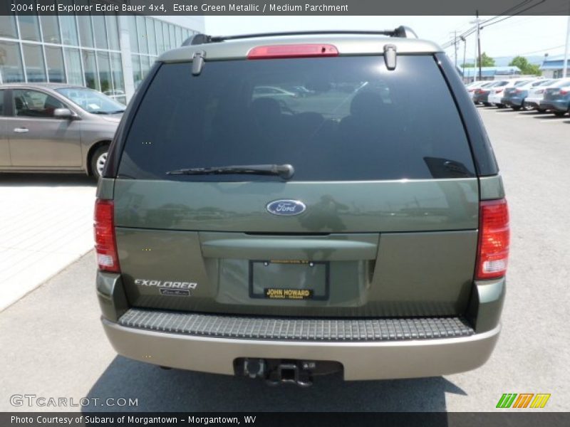 Estate Green Metallic / Medium Parchment 2004 Ford Explorer Eddie Bauer 4x4