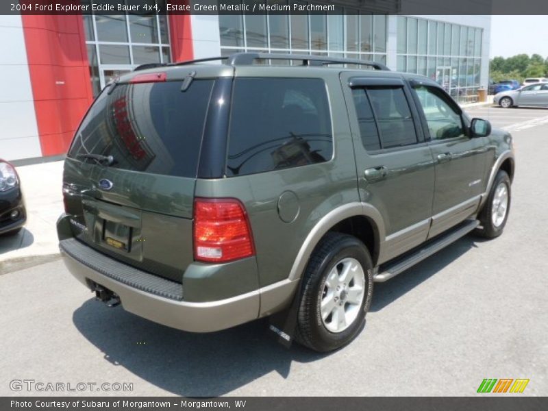 Estate Green Metallic / Medium Parchment 2004 Ford Explorer Eddie Bauer 4x4